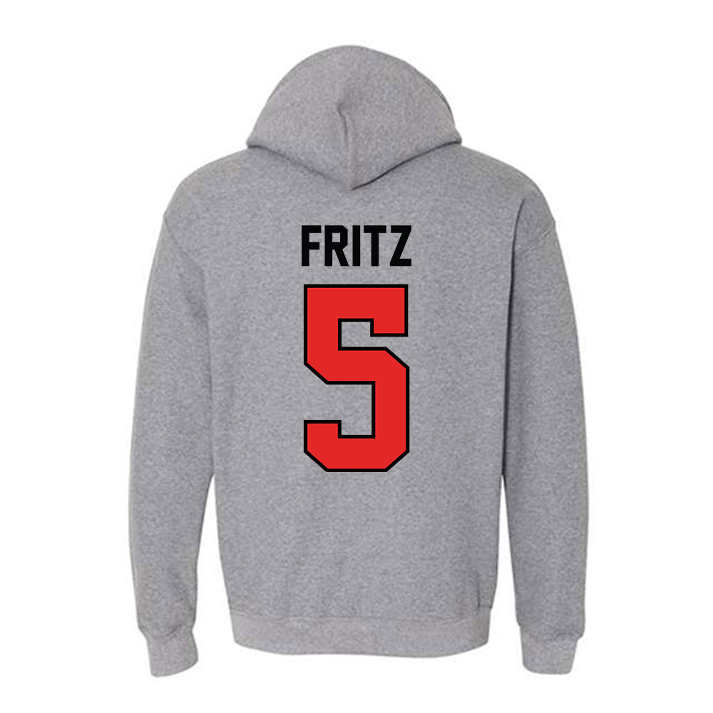 Texas Tech - NCAA Women's Basketball : Denae Fritz - Classic Shersey Hooded Sweatshirt-1