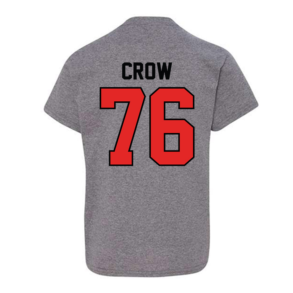 Texas Tech - NCAA Football : Jacob Crow - Classic Shersey Youth T-Shirt-1