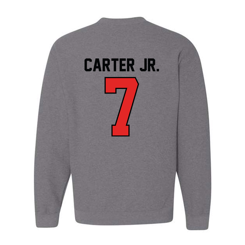 Texas Tech - NCAA Football : Terrance Carter Jr. - Classic Shersey Crewneck Sweatshirt-1