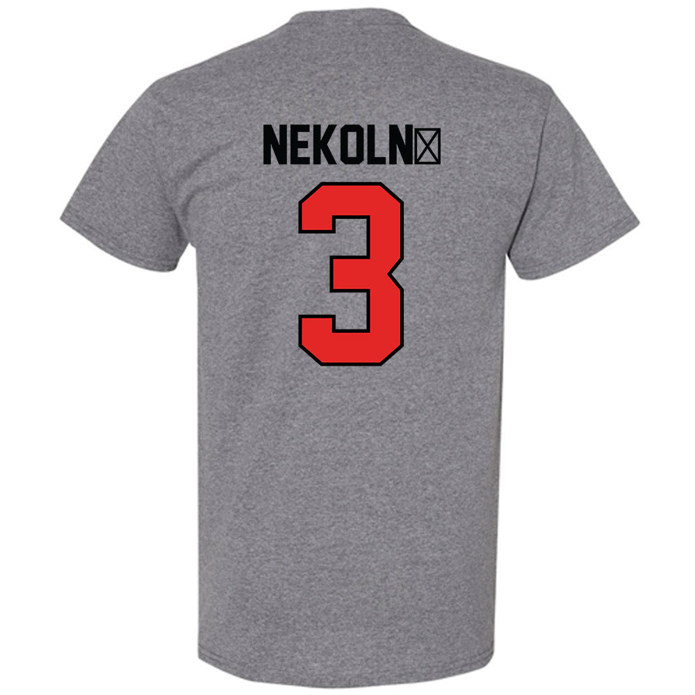 Texas Tech - NCAA Women's Basketball : Julie Nekoln� - Classic Shersey T-Shirt-1
