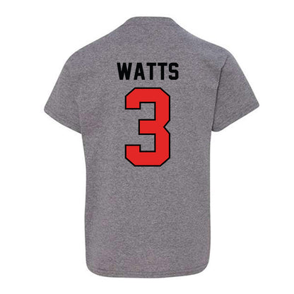 Texas Tech - NCAA Men's Basketball : Lejuan Watts - Classic Shersey Youth T-Shirt-1