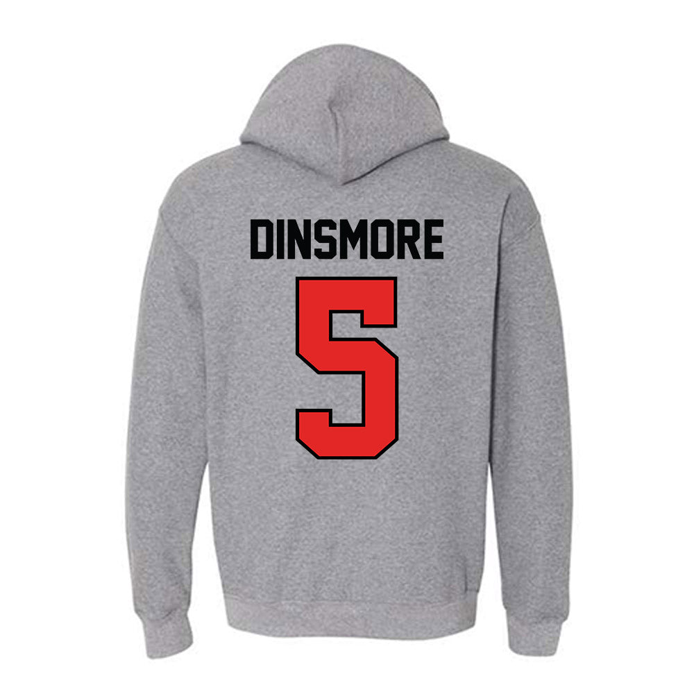 Texas Tech - NCAA Women's Volleyball : Elia Dinsmore - Classic Shersey Hooded Sweatshirt-1