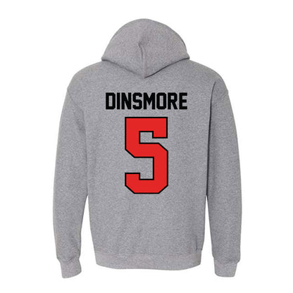 Texas Tech - NCAA Women's Volleyball : Elia Dinsmore - Classic Shersey Hooded Sweatshirt-1