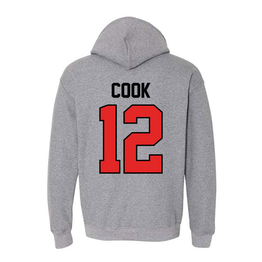 Texas Tech - NCAA Women's Volleyball : Taylor Cook - Classic Shersey Hooded Sweatshirt-1