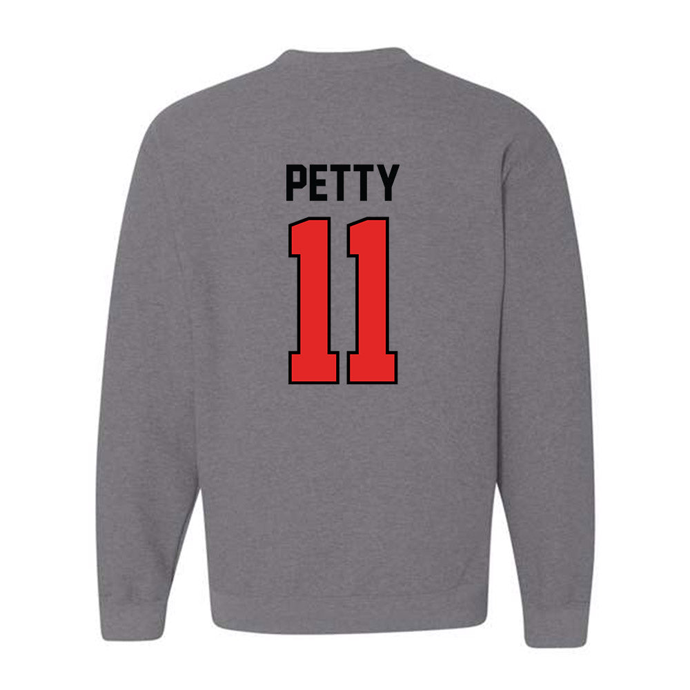 Texas Tech - NCAA Men's Basketball : Jaylen Petty - Classic Shersey Crewneck Sweatshirt-1