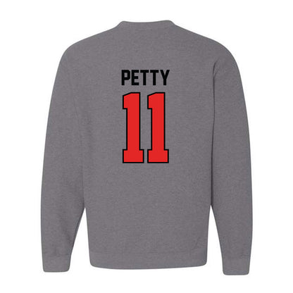 Texas Tech - NCAA Men's Basketball : Jaylen Petty - Classic Shersey Crewneck Sweatshirt-1