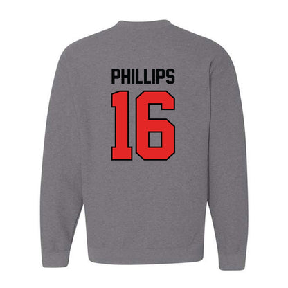 Texas Tech - NCAA Football : Holden Phillips - Classic Shersey Crewneck Sweatshirt-1
