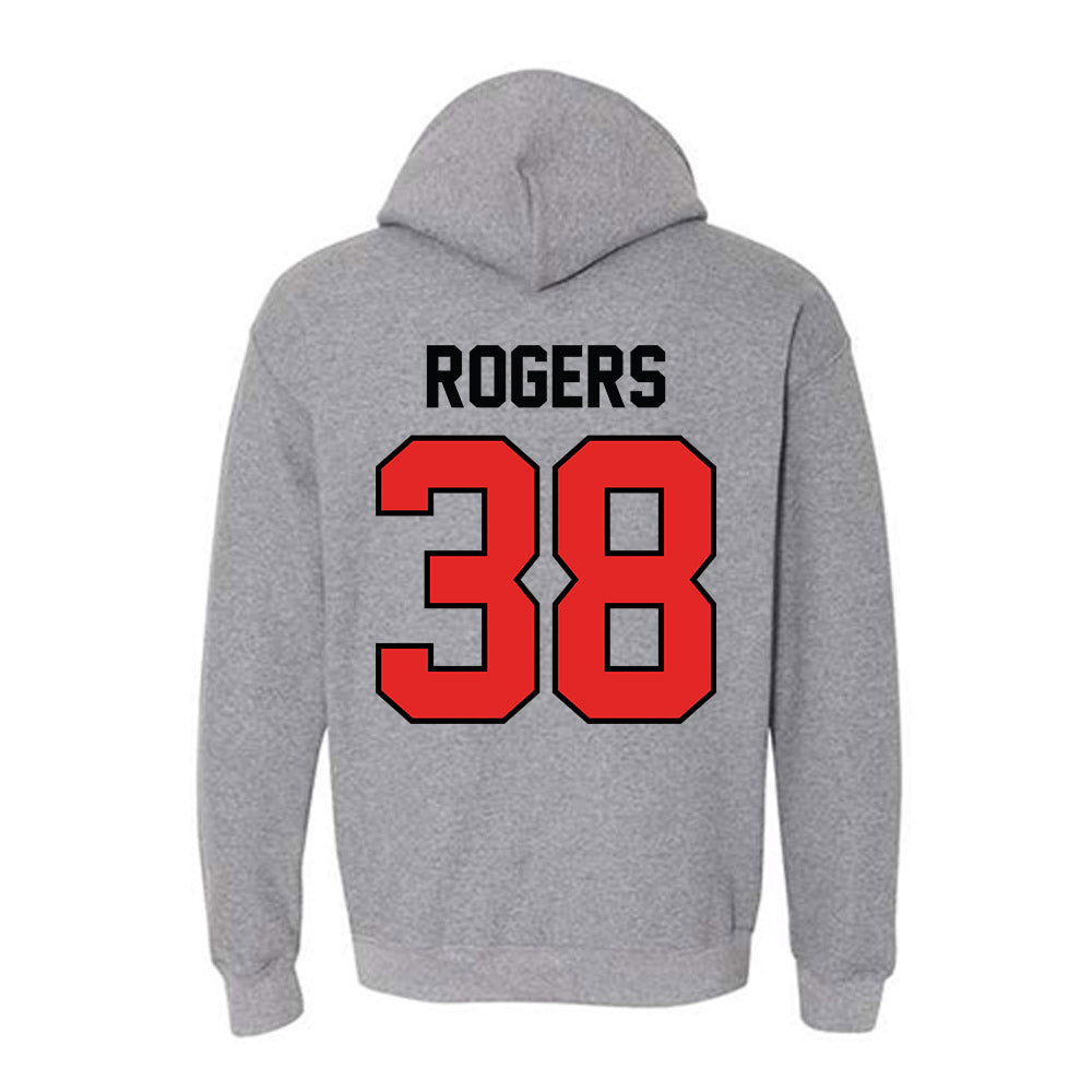 Texas Tech - NCAA Baseball : Jacob Rogers - Classic Shersey Hooded Sweatshirt-1