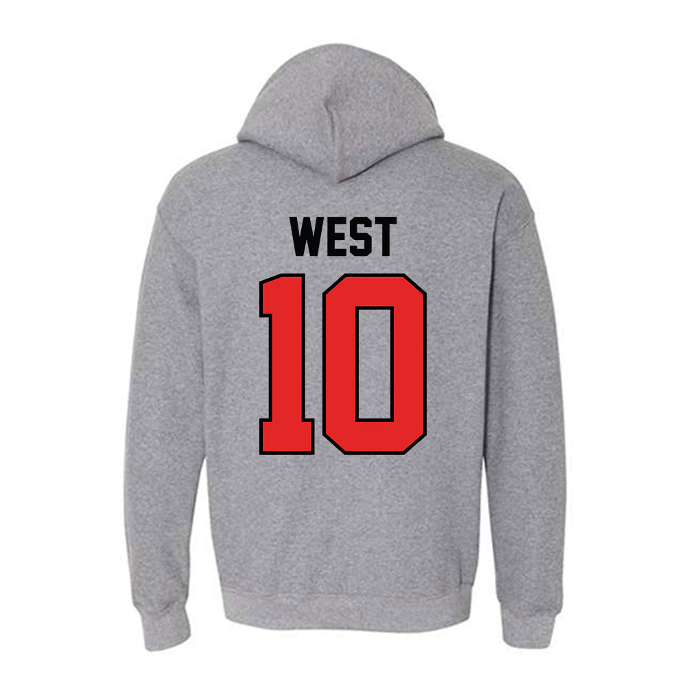 Texas Tech - NCAA Softball : Mallie West - Classic Shersey Hooded Sweatshirt-1