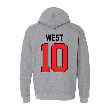 Texas Tech - NCAA Softball : Mallie West - Classic Shersey Hooded Sweatshirt-1