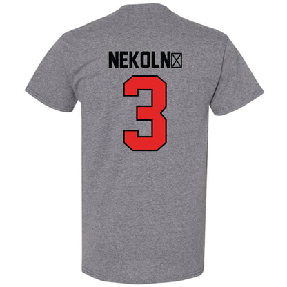 Texas Tech - NCAA Women's Basketball : Julie Nekoln� - Classic Shersey T-Shirt-1