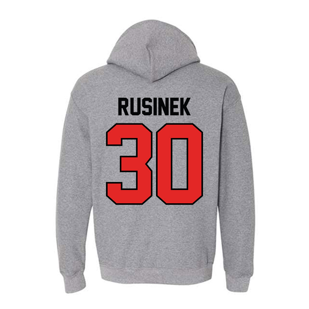 Texas Tech - NCAA Baseball : Jesse Rusinek - Classic Shersey Hooded Sweatshirt-1