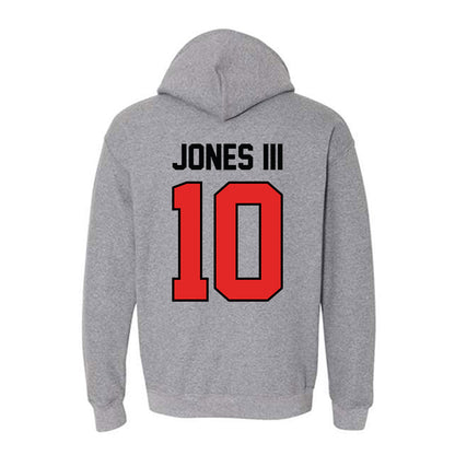 Texas Tech - NCAA Football : Lloyd Jones III - Classic Shersey Hooded Sweatshirt-1