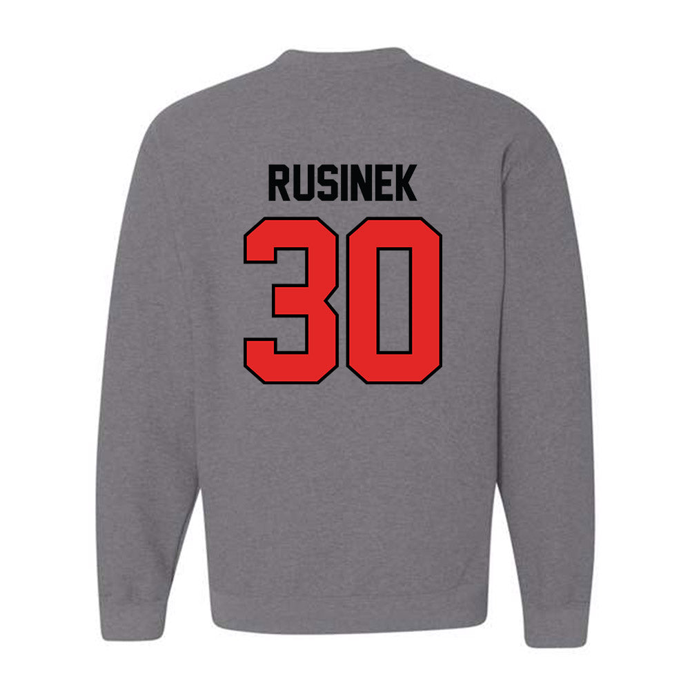 Texas Tech - NCAA Baseball : Jesse Rusinek - Classic Shersey Crewneck Sweatshirt-1