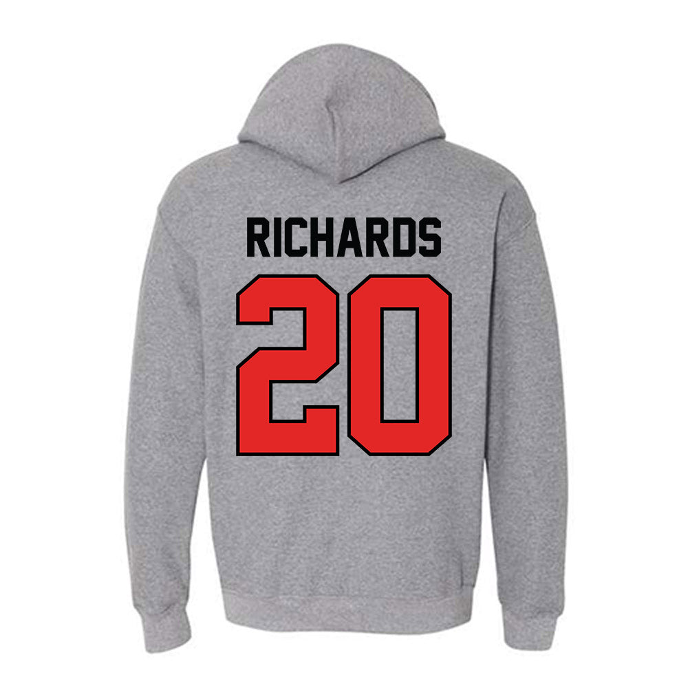 Texas Tech - NCAA Softball : Mia Richards - Classic Shersey Hooded Sweatshirt-1