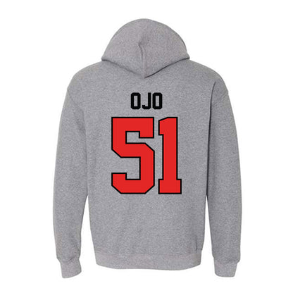 Texas Tech - NCAA Football : Felix Ojo - Classic Shersey Hooded Sweatshirt-1