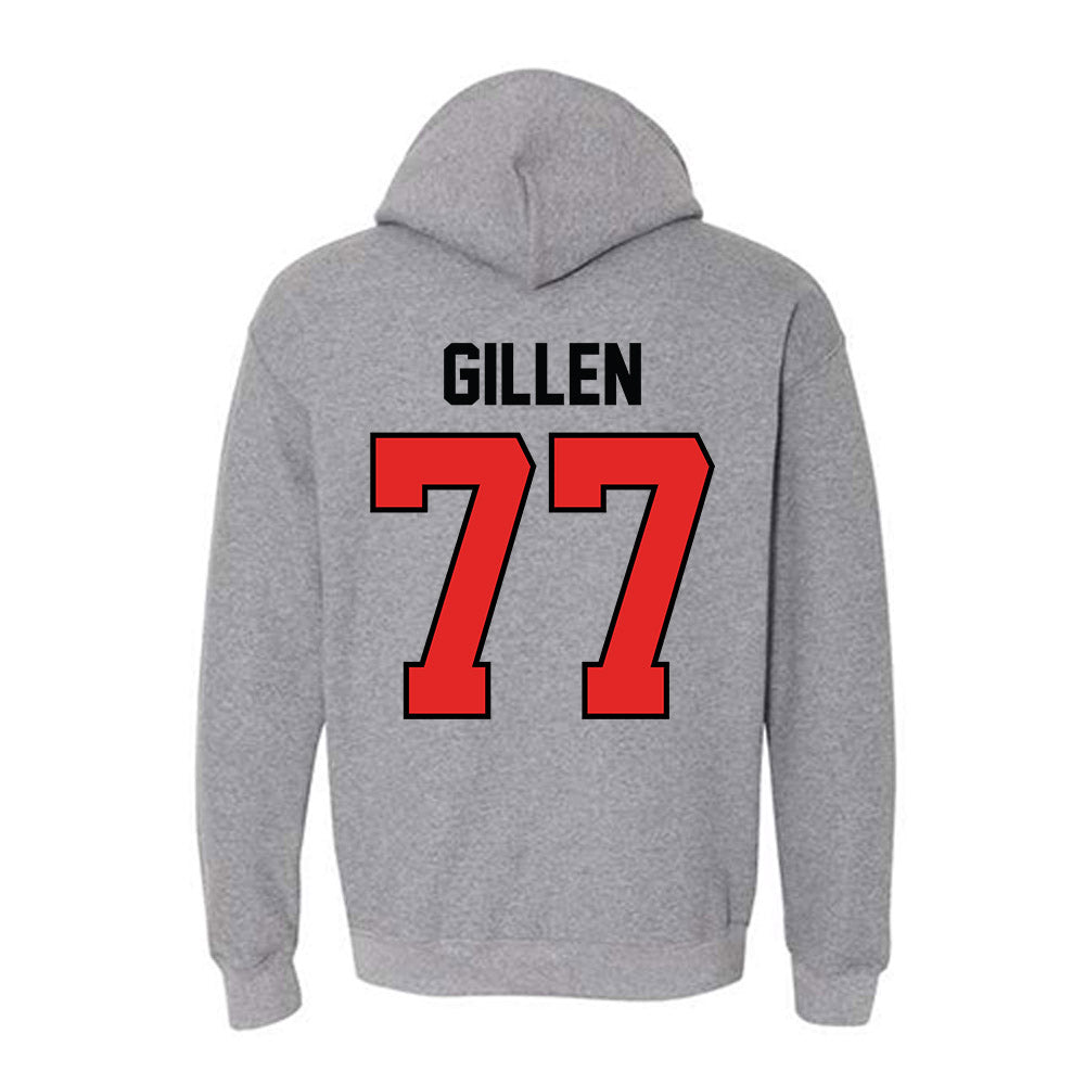 Texas Tech - NCAA Football : Elias Gillen - Classic Shersey Hooded Sweatshirt-1