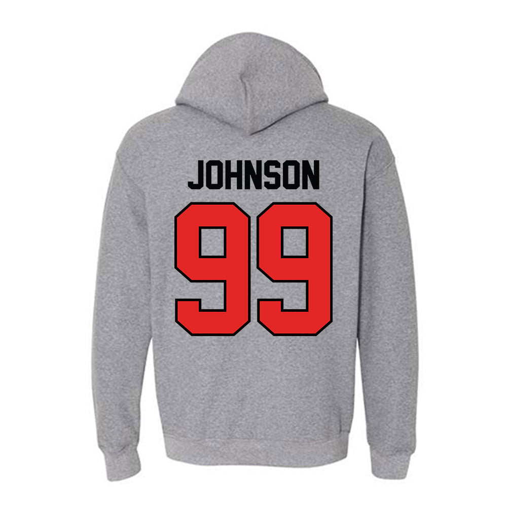 Texas Tech - NCAA Football : Jojo Johnson - Classic Shersey Hooded Sweatshirt-1