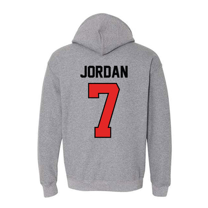 Texas Tech - NCAA Football : Brenden Jordan - Classic Shersey Hooded Sweatshirt