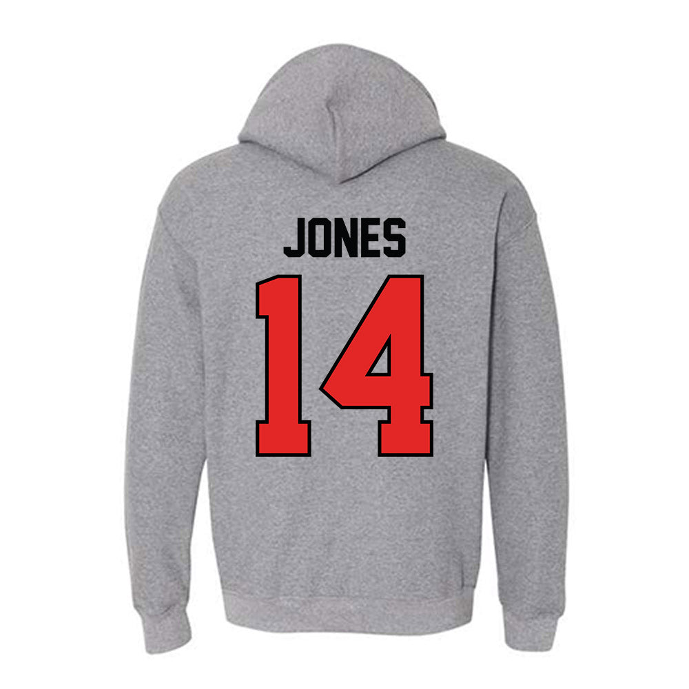 Texas Tech - NCAA Football : Bryson Jones - Classic Shersey Hooded Sweatshirt-1