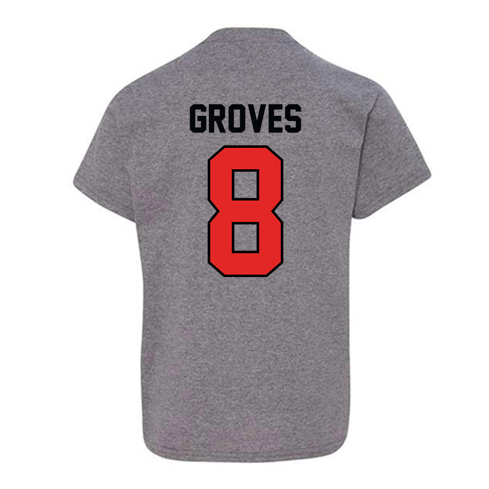 Texas Tech - NCAA Men's Basketball : Nolan Groves - Classic Shersey Youth T-Shirt-1
