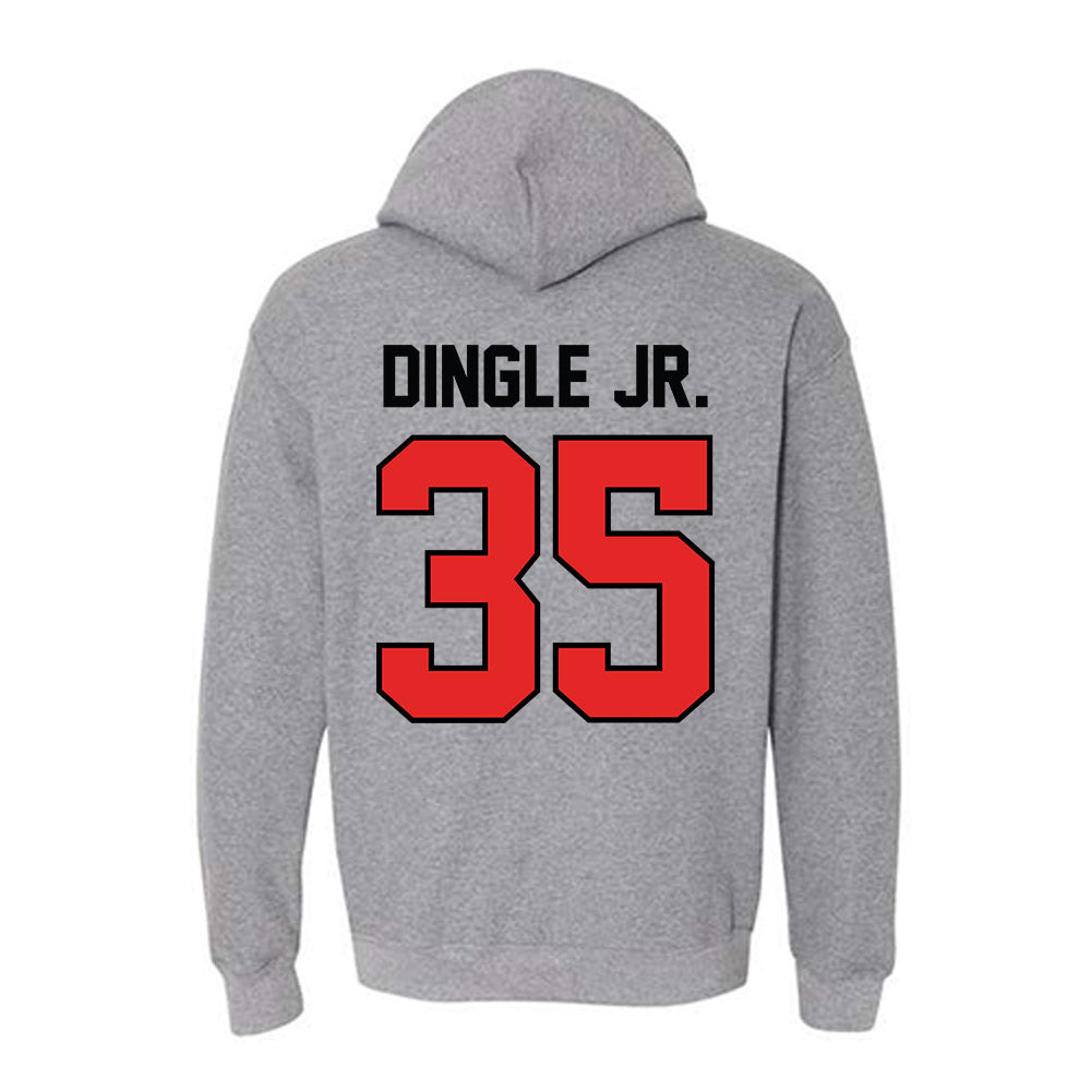Texas Tech - NCAA Football : Miquel Dingle Jr. - Classic Shersey Hooded Sweatshirt-1