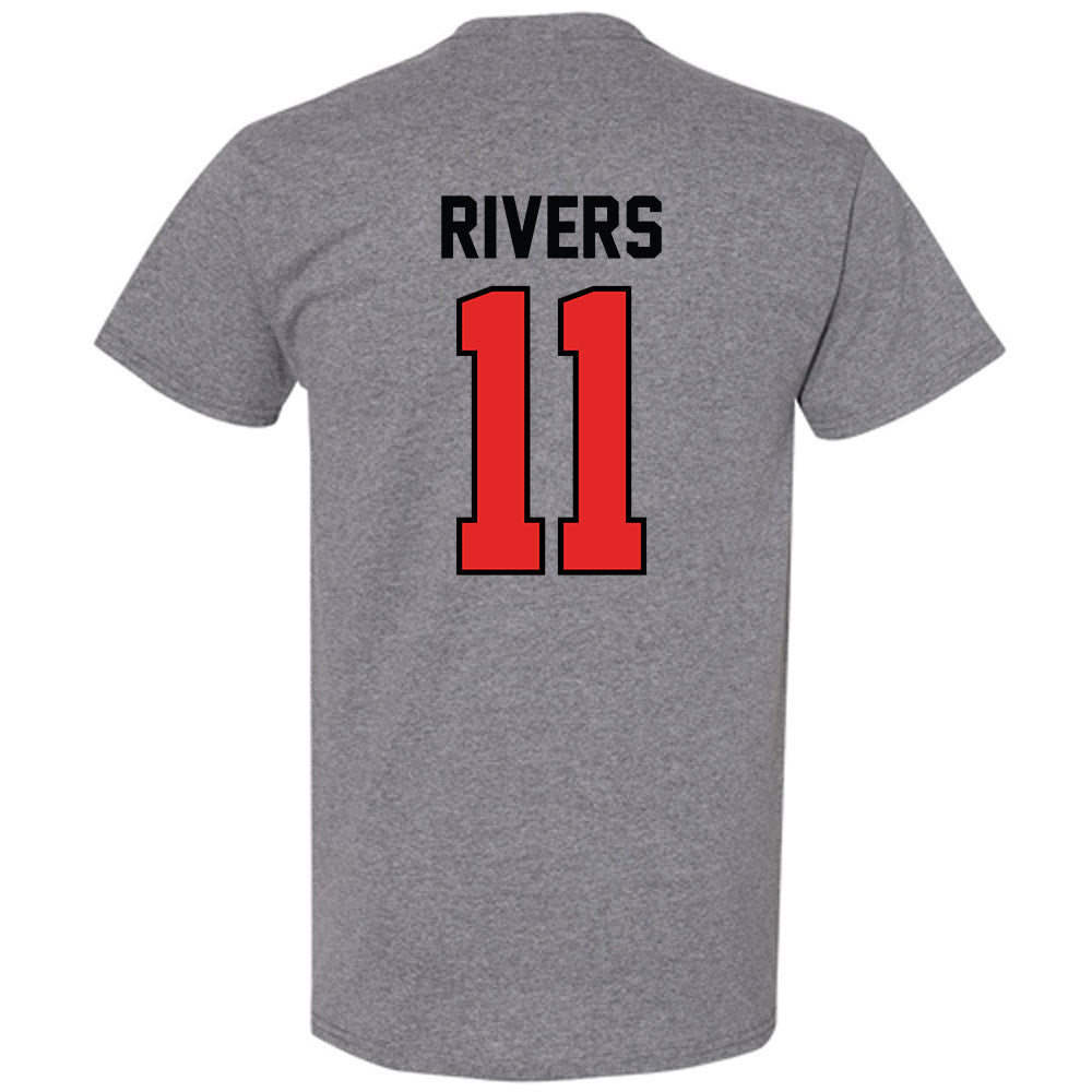 Texas Tech - NCAA Baseball : Davis Rivers - Classic Shersey T-Shirt-1