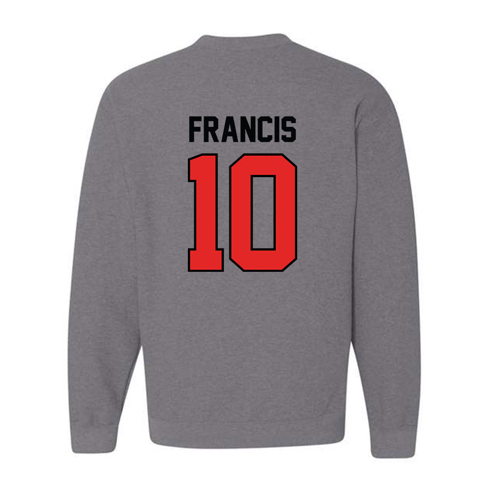Texas Tech - NCAA Men's Basketball : Jack Francis Francis - Classic Shersey Crewneck Sweatshirt-1