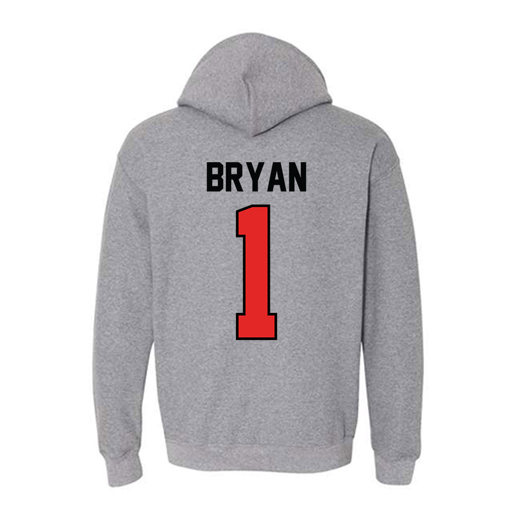 Texas Tech - NCAA Men's Basketball : Tyeree Bryan - Classic Shersey Hooded Sweatshirt-1
