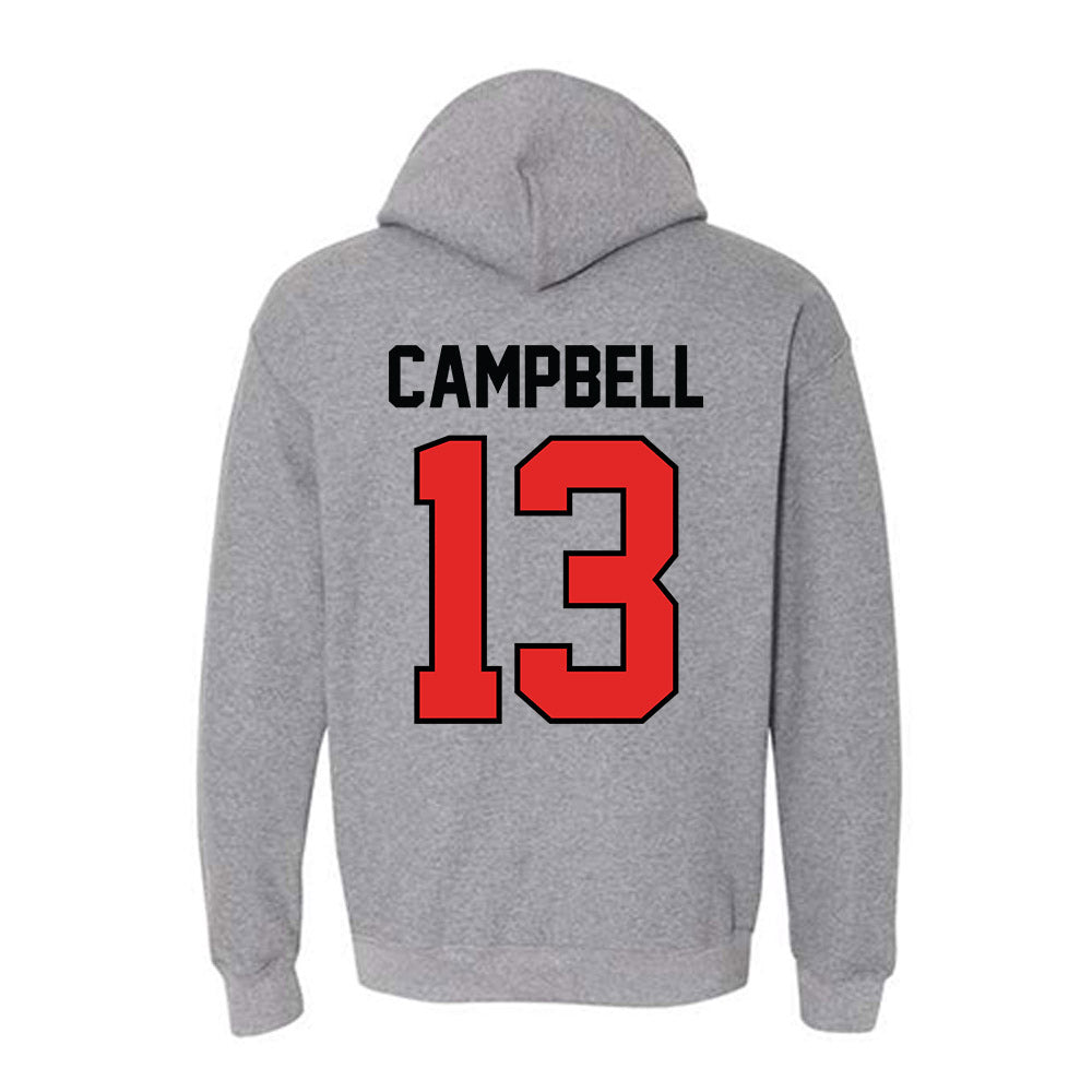 Texas Tech - NCAA Football : Chase Campbell - Classic Shersey Hooded Sweatshirt-1