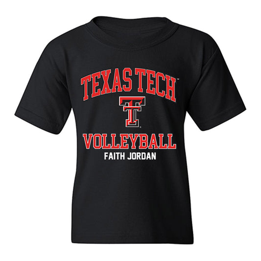 Texas Tech - NCAA Women's Volleyball : Faith Jordan - Classic Fashion Shersey Youth T-Shirt-0