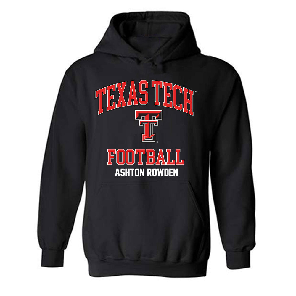Texas Tech - NCAA Football : Ashton Rowden - Classic Fashion Shersey Hooded Sweatshirt-0
