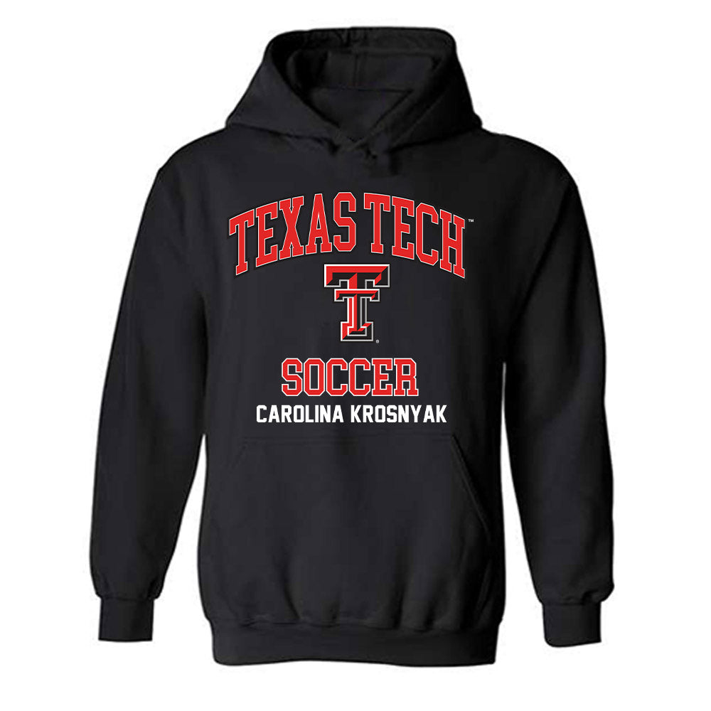 Texas Tech - NCAA Women's Soccer : Carolina Krosnyak - Classic Fashion Shersey Hooded Sweatshirt-0