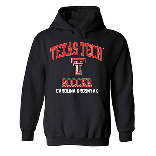 Texas Tech - NCAA Women's Soccer : Carolina Krosnyak - Classic Fashion Shersey Hooded Sweatshirt-0