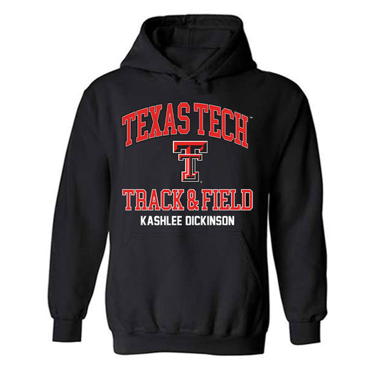 Texas Tech - NCAA Women's Track & Field : Kashlee Dickinson - Classic Fashion Shersey Hooded Sweatshirt-0