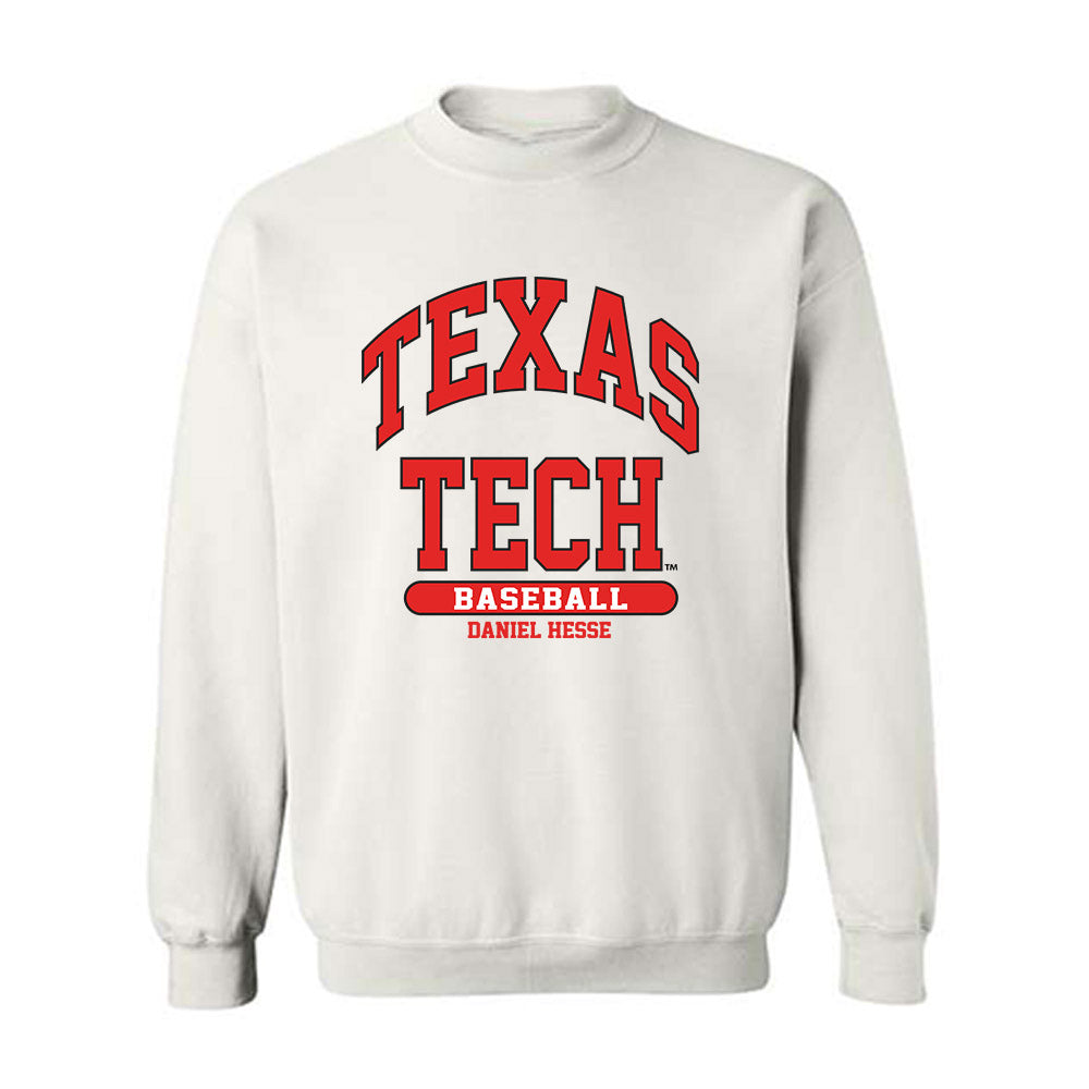 Texas Tech - NCAA Baseball : Daniel Hesse - Classic Fashion Shersey Crewneck Sweatshirt-0