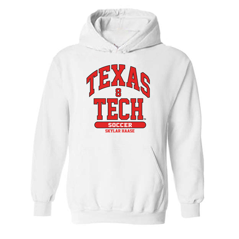Texas Tech - NCAA Women's Soccer : Skylar Haase - Classic Fashion Shersey Hooded Sweatshirt-0