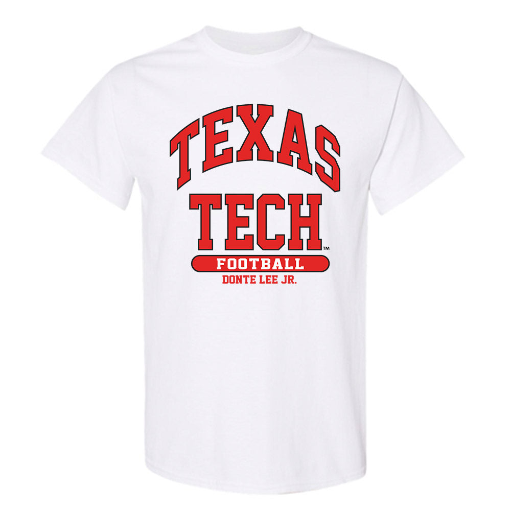 Texas Tech - NCAA Football : Donte Lee Jr. - Classic Fashion Shersey T-Shirt-0