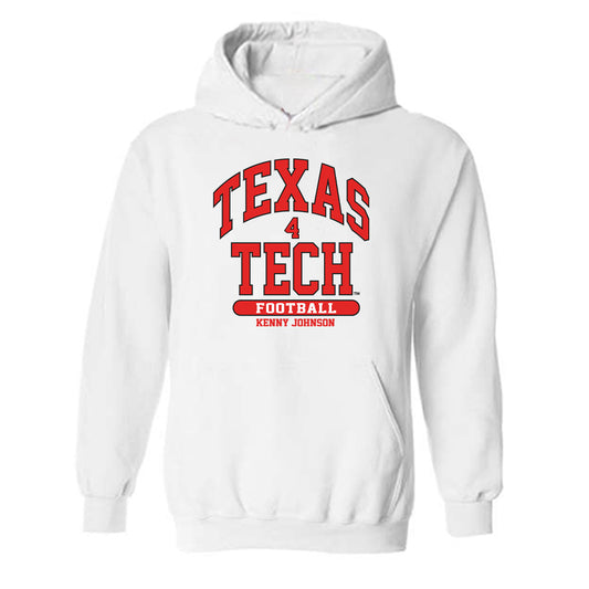 Texas Tech - NCAA Football : Kenny Johnson - Classic Fashion Shersey Hooded Sweatshirt-0