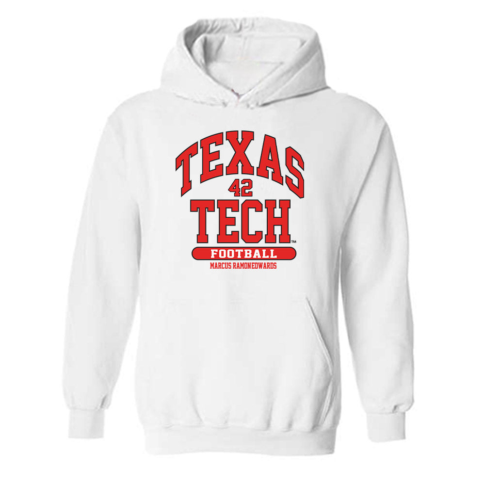 Texas Tech - NCAA Football : Marcus Ramon-Edwards - Classic Fashion Shersey Hooded Sweatshirt-0
