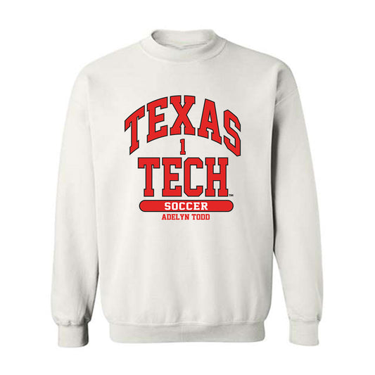 Texas Tech - NCAA Women's Soccer : Adelyn Todd - Classic Fashion Shersey Crewneck Sweatshirt-0