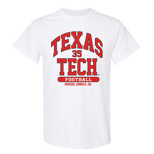 Texas Tech - NCAA Football : Miquel Dingle Jr. - Classic Fashion Shersey T-Shirt-0