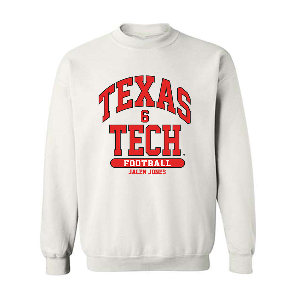 Texas Tech - NCAA Football : Jalen Jones - Classic Fashion Shersey Crewneck Sweatshirt-0