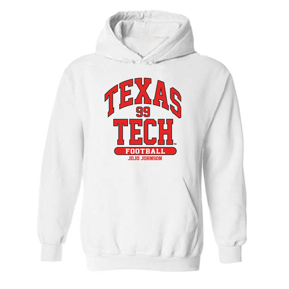 Texas Tech - NCAA Football : JoJo Johnson - Classic Fashion Shersey Hooded Sweatshirt-0