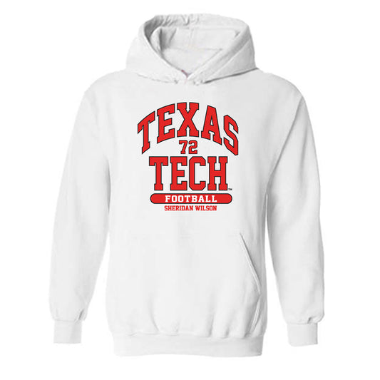 Texas Tech - NCAA Football : Sheridan Wilson - Classic Fashion Shersey Hooded Sweatshirt