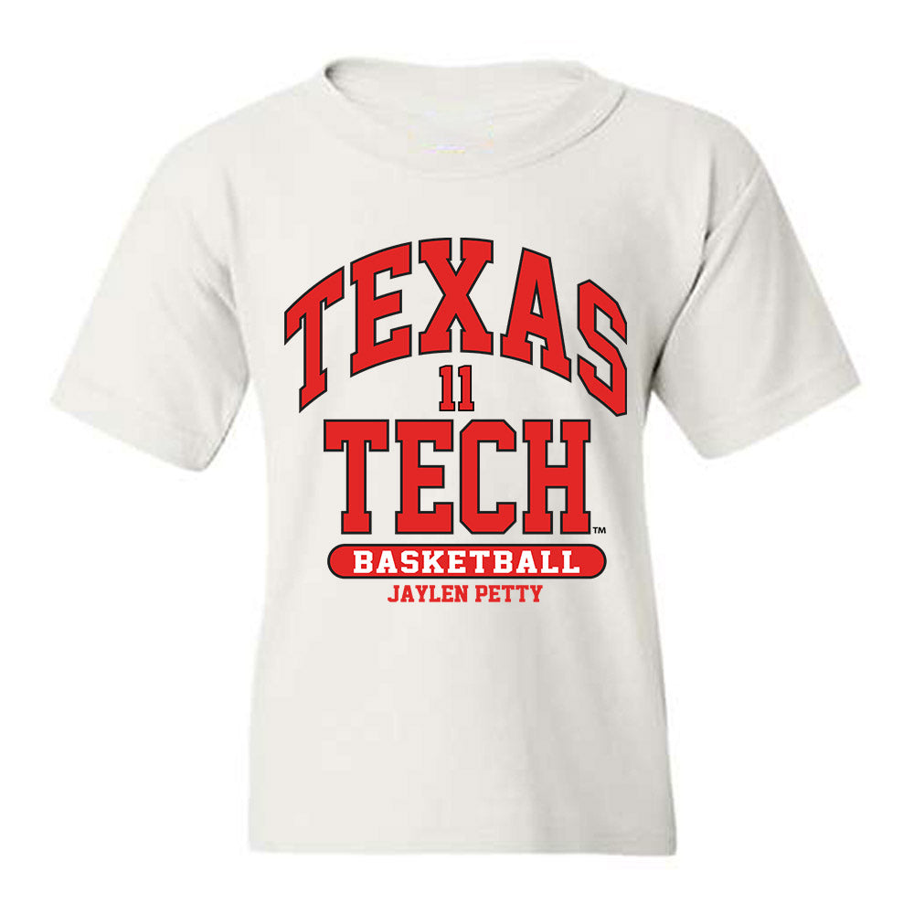 Texas Tech - NCAA Men's Basketball : Jaylen Petty - Classic Fashion Shersey Youth T-Shirt-0