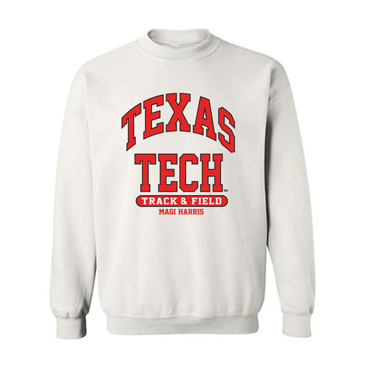 Texas Tech - NCAA Women's Track & Field : Magi Harris - Classic Fashion Shersey Crewneck Sweatshirt