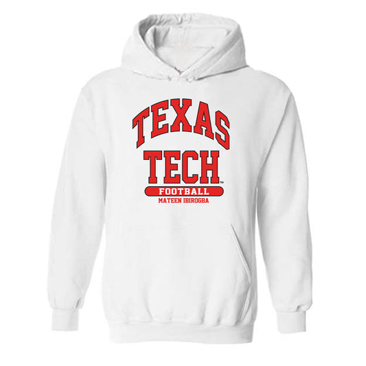 Texas Tech - NCAA Football : Mateen Ibirogba - Classic Fashion Shersey Hooded Sweatshirt-0