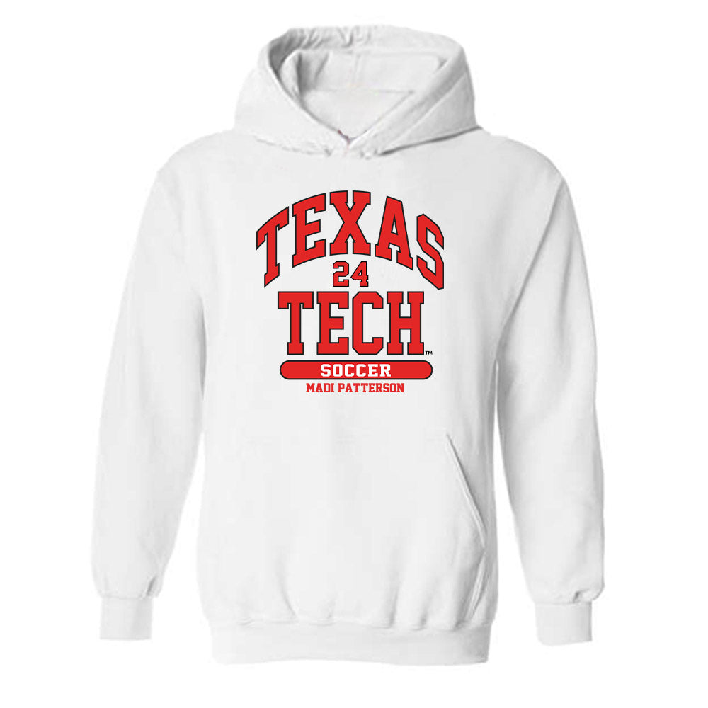 Texas Tech - NCAA Women's Soccer : Madi Patterson - Classic Fashion Shersey Hooded Sweatshirt-0
