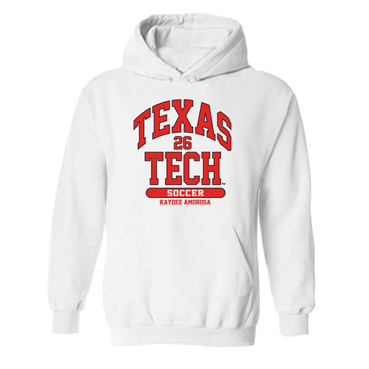 Texas Tech - NCAA Women's Soccer : Kaydee Amorosa - Classic Fashion Shersey Hooded Sweatshirt-0